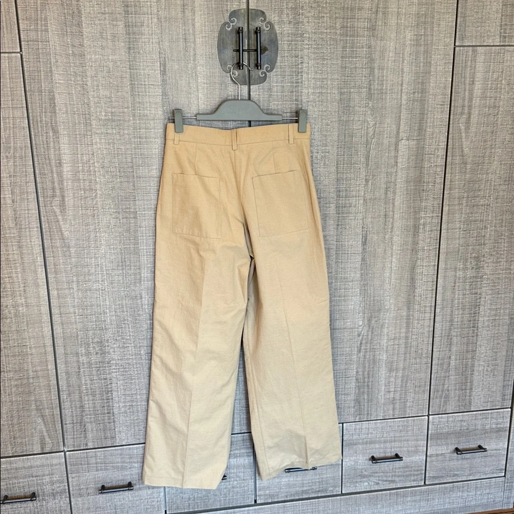 Zara Tailored Cotton Chino Trousers - Picture 16 of 17